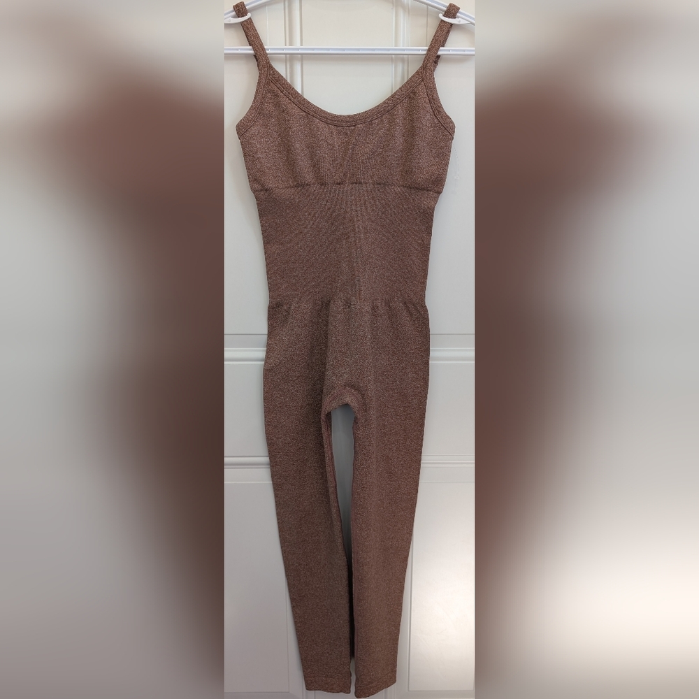 Fashion Nova Tan Jumpsuit
